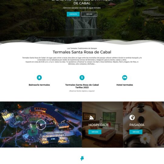 Sitio web de Termales en Santa Rosa de Cabal